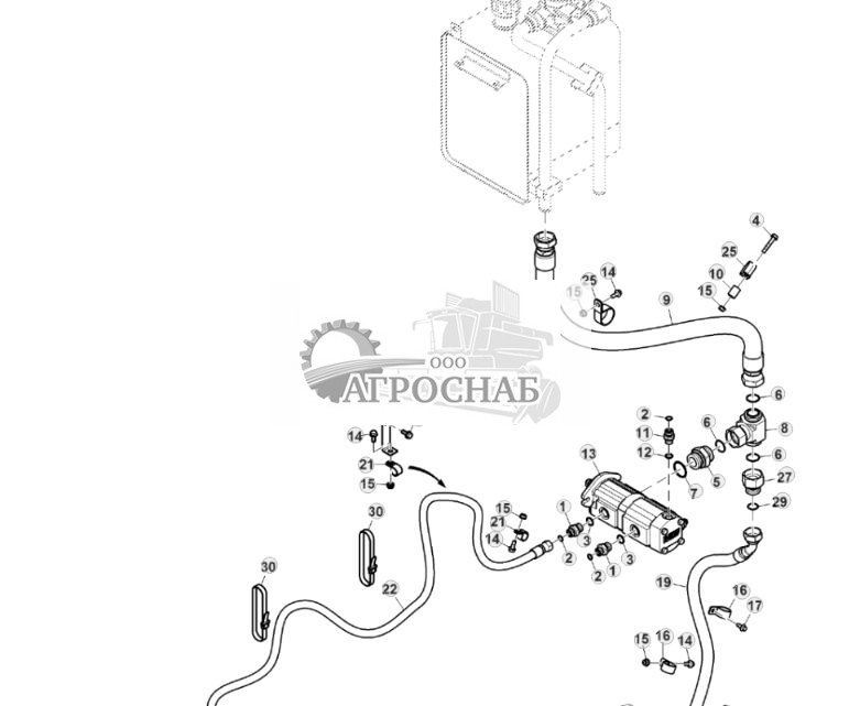Насос и шланг мотовила с соломоразбрасывателем, FT4 - ST831729 920.jpg